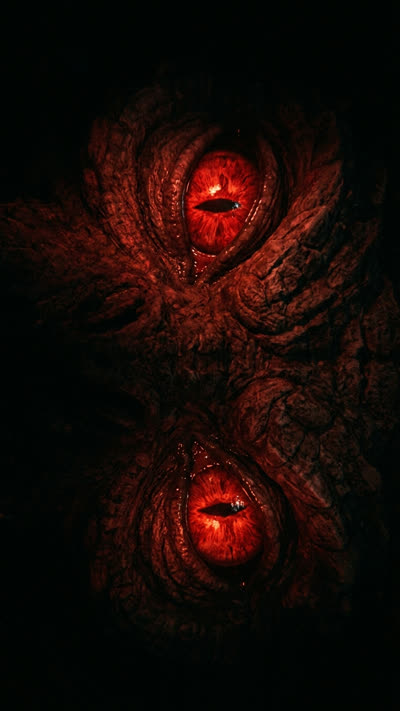 Ancient eyes open in the dark