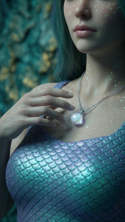 The pearl's glow, dimmer than before